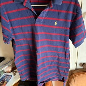Ralph Lauren Blue and Red Polo Shirt